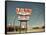 Motel Sign in America-Salvatore Elia-Framed Stretched Canvas