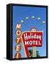 Motel Sign, the Strip, Las Vegas, Nevada, United States of America, North America-Gavin Hellier-Framed Stretched Canvas