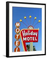 Motel Sign, the Strip, Las Vegas, Nevada, United States of America, North America-Gavin Hellier-Framed Photographic Print