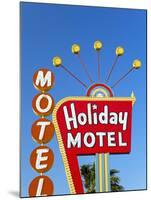 Motel Sign, the Strip, Las Vegas, Nevada, United States of America, North America-Gavin Hellier-Mounted Photographic Print