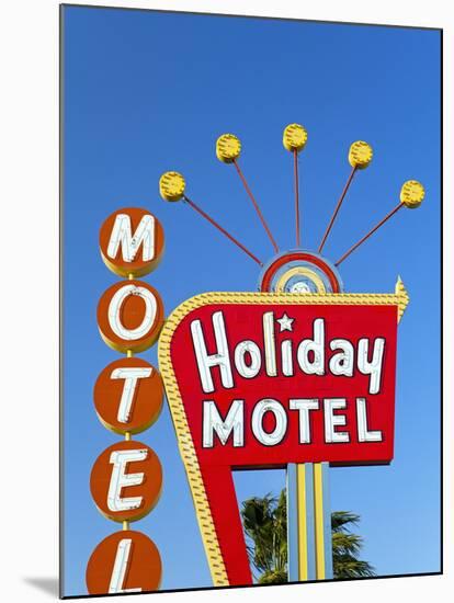 Motel Sign, the Strip, Las Vegas, Nevada, United States of America, North America-Gavin Hellier-Mounted Photographic Print