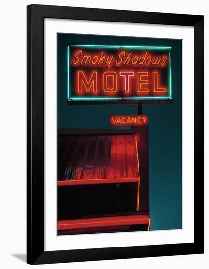 Motel Sign-Jon Arnold-Framed Art Print