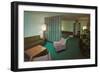 Motel Suite in Lavender and Blue-null-Framed Art Print