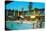 Motel Swimming Pool-null-Stretched Canvas
