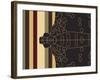 Moth Mapping Stripe-Belen Mena-Framed Giclee Print