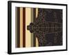 Moth Mapping Stripe-Belen Mena-Framed Giclee Print