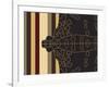 Moth Mapping Stripe-Belen Mena-Framed Giclee Print