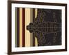 Moth Mapping Stripe-Belen Mena-Framed Giclee Print