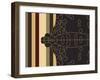 Moth Mapping Stripe-Belen Mena-Framed Giclee Print