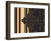 Moth Mapping Stripe-Belen Mena-Framed Giclee Print