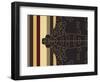 Moth Mapping Stripe-Belen Mena-Framed Giclee Print