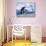 Mother and baby gentoo penguins-Kevin Schafer-Stretched Canvas displayed on a wall