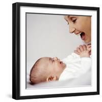 Mother And Baby Girl-Ian Boddy-Framed Premium Photographic Print