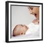 Mother And Baby Girl-Ian Boddy-Framed Premium Photographic Print