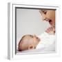 Mother And Baby Girl-Ian Boddy-Framed Premium Photographic Print