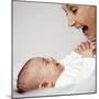 Mother And Baby Girl-Ian Boddy-Mounted Premium Photographic Print