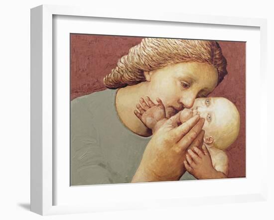 Mother and Baby II, 1998-Evelyn Williams-Framed Giclee Print