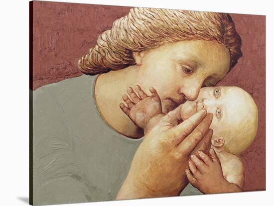 Mother and Baby II, 1998-Evelyn Williams-Stretched Canvas