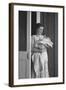 Mother and Baby in Contractor Camp-Dorothea Lange-Framed Art Print