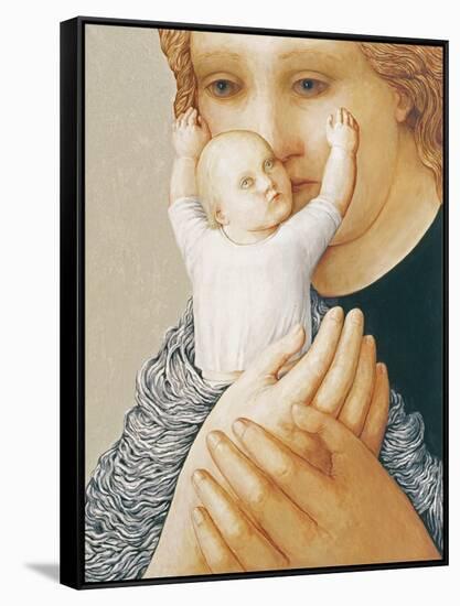 Mother and Baby No: 3, 1998-Evelyn Williams-Framed Stretched Canvas