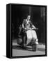 Mother and Baby Riding a Vespa Scooter-Dmitri Kessel-Framed Stretched Canvas