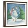 Mother and Baby Snowmen-Chantal Candon-Framed Giclee Print