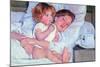 Mother and Baby-Mary Cassatt-Mounted Art Print