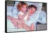 Mother and Baby-Mary Cassatt-Framed Stretched Canvas