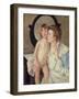 Mother and Boy, c.1899-Mary Stevenson Cassatt-Framed Giclee Print