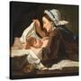 Mother and Child, 1833-Peter Fendi-Stretched Canvas