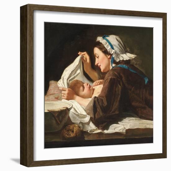 Mother and Child, 1833-Peter Fendi-Framed Giclee Print