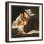 Mother and Child, 1833-Peter Fendi-Framed Giclee Print