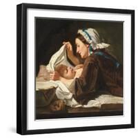 Mother and Child, 1833-Peter Fendi-Framed Giclee Print