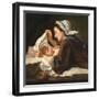 Mother and Child, 1833-Peter Fendi-Framed Giclee Print