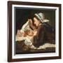 Mother and Child, 1833-Peter Fendi-Framed Giclee Print