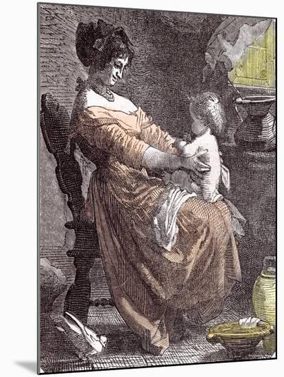 Mother and Child, 1855-null-Mounted Giclee Print