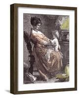 Mother and Child, 1855-null-Framed Giclee Print