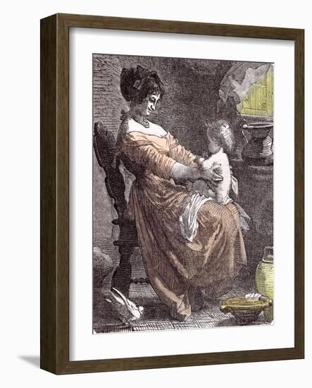 Mother and Child, 1855-null-Framed Giclee Print