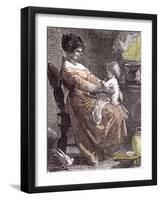 Mother and Child, 1855-null-Framed Giclee Print