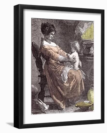 Mother and Child, 1855-null-Framed Giclee Print