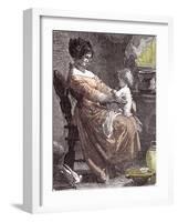 Mother and Child, 1855-null-Framed Giclee Print