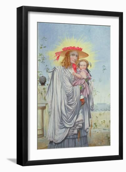 Mother and Child, 1860-Richard Dadd-Framed Giclee Print