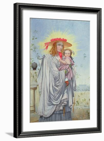 Mother and Child, 1860-Richard Dadd-Framed Giclee Print