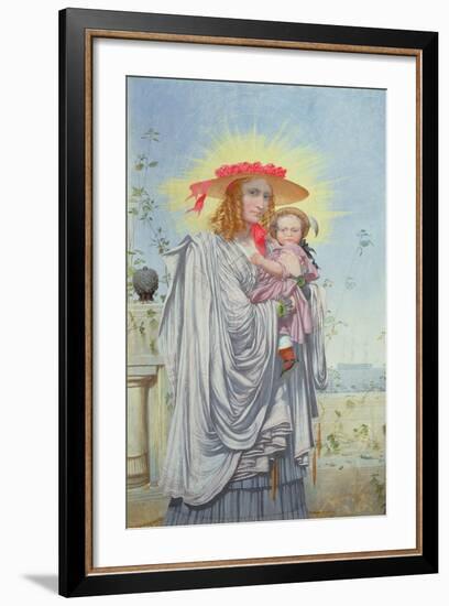 Mother and Child, 1860-Richard Dadd-Framed Giclee Print