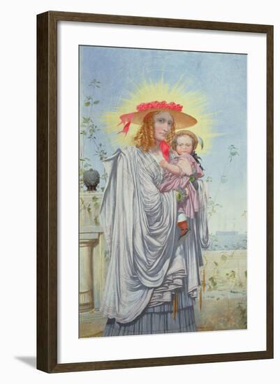 Mother and Child, 1860-Richard Dadd-Framed Giclee Print