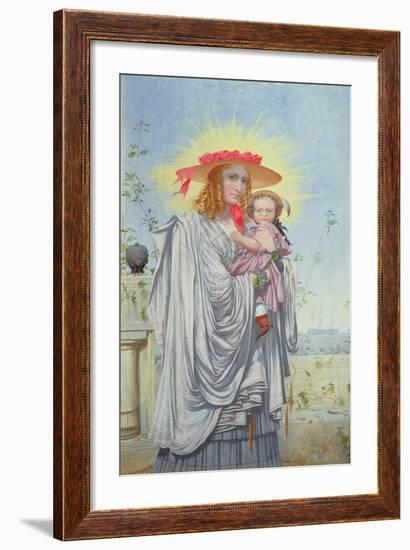 Mother and Child, 1860-Richard Dadd-Framed Giclee Print