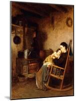 Mother and Child, 1868-Eastman Johnson-Mounted Giclee Print