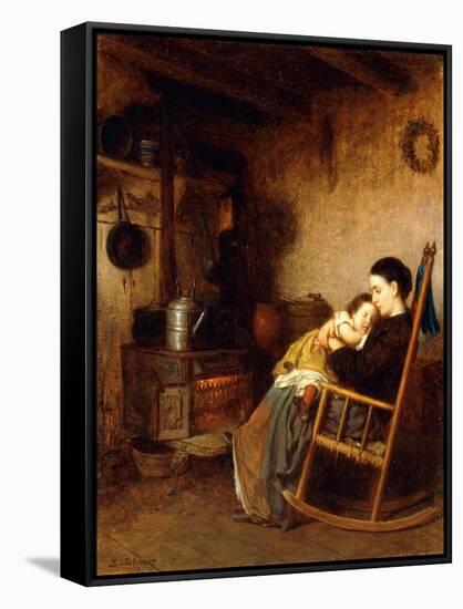 Mother and Child, 1868-Eastman Johnson-Framed Stretched Canvas