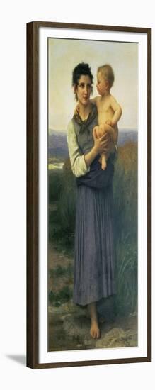 Mother and Child, 1887-William Adolphe Bouguereau-Framed Giclee Print