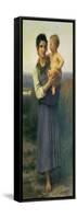 Mother and Child, 1887-William Adolphe Bouguereau-Framed Stretched Canvas